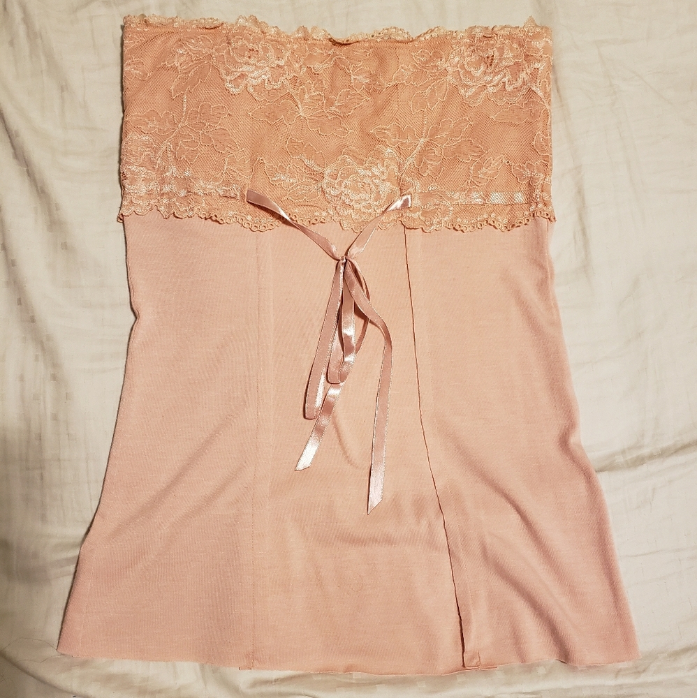 Guess Lace Strapless Top Size Small